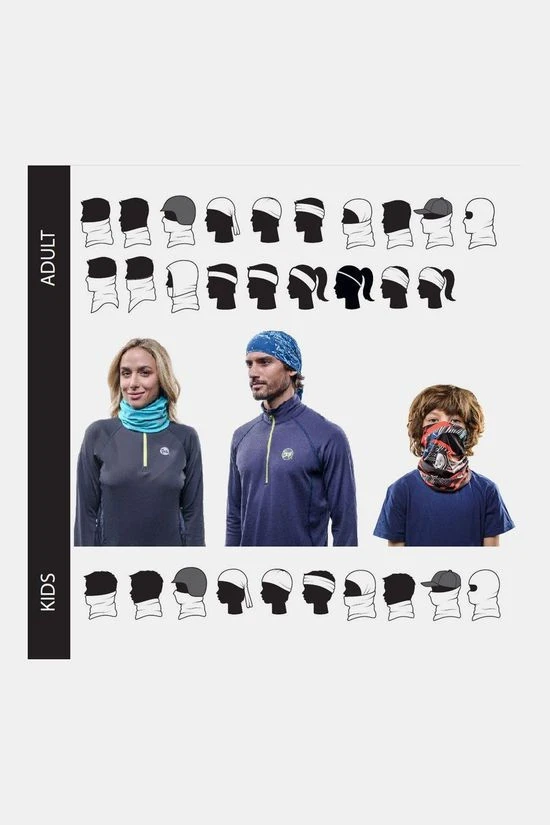 Buff Lightweight Merino Wool Solid Pool 2 Buff Lightweight Merino Wool Solid Pool - Afbeelding 2